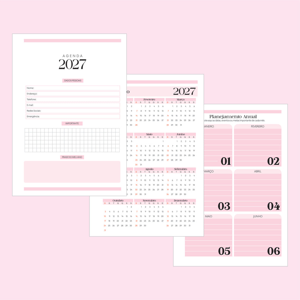 Agenda Versículos 2027