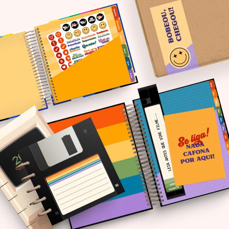 Coleção Retrô 1.0 2027 – Capas – A5 + Mini