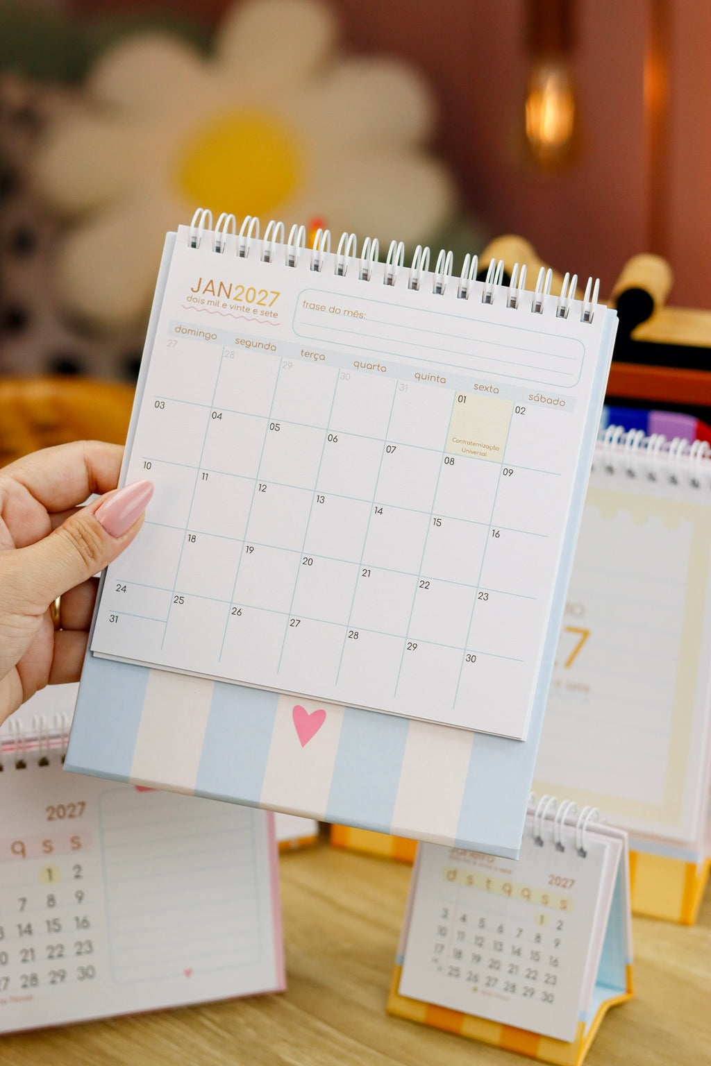 Planejadores e Calendários 2027
