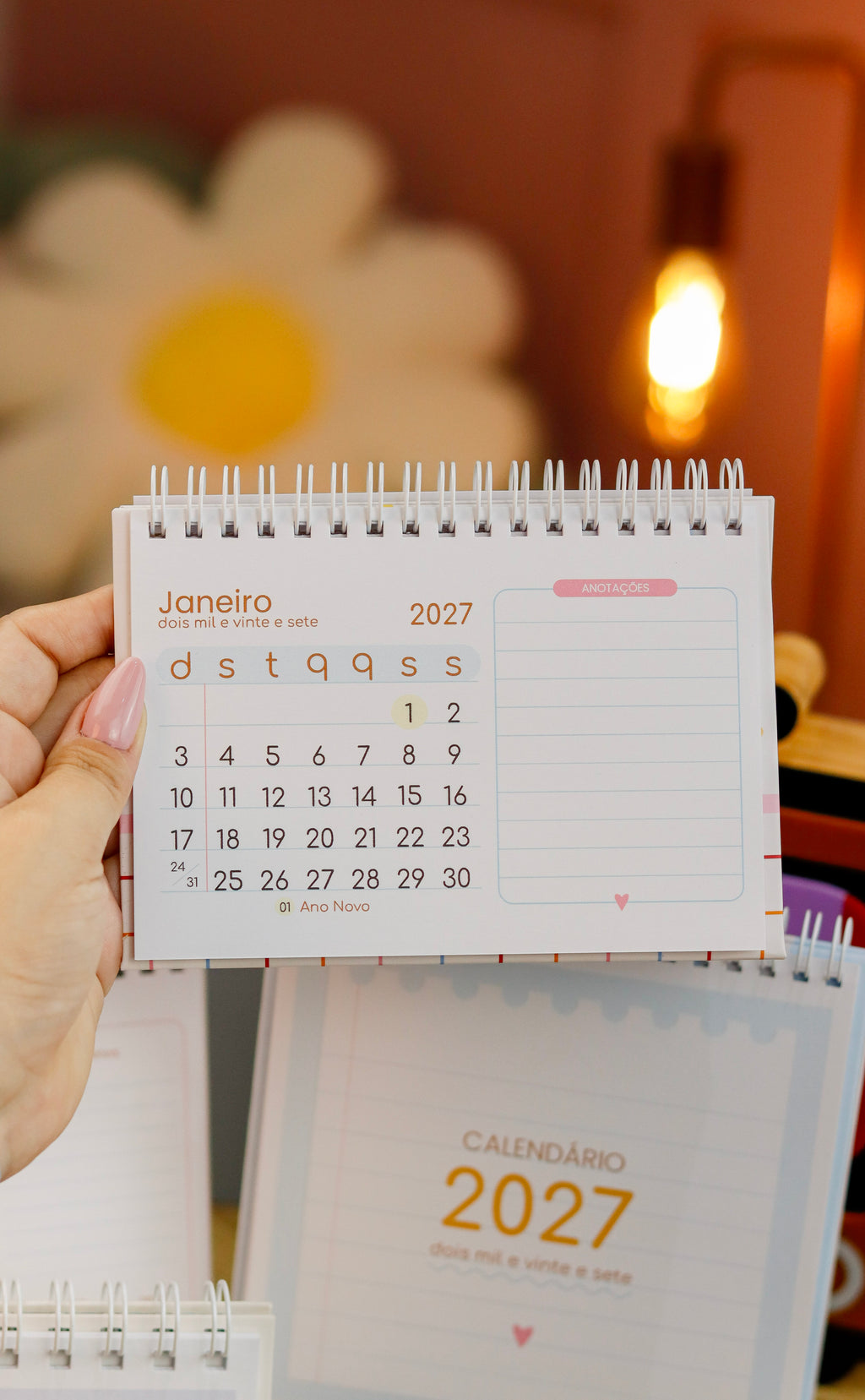 Planejadores e Calendários 2027