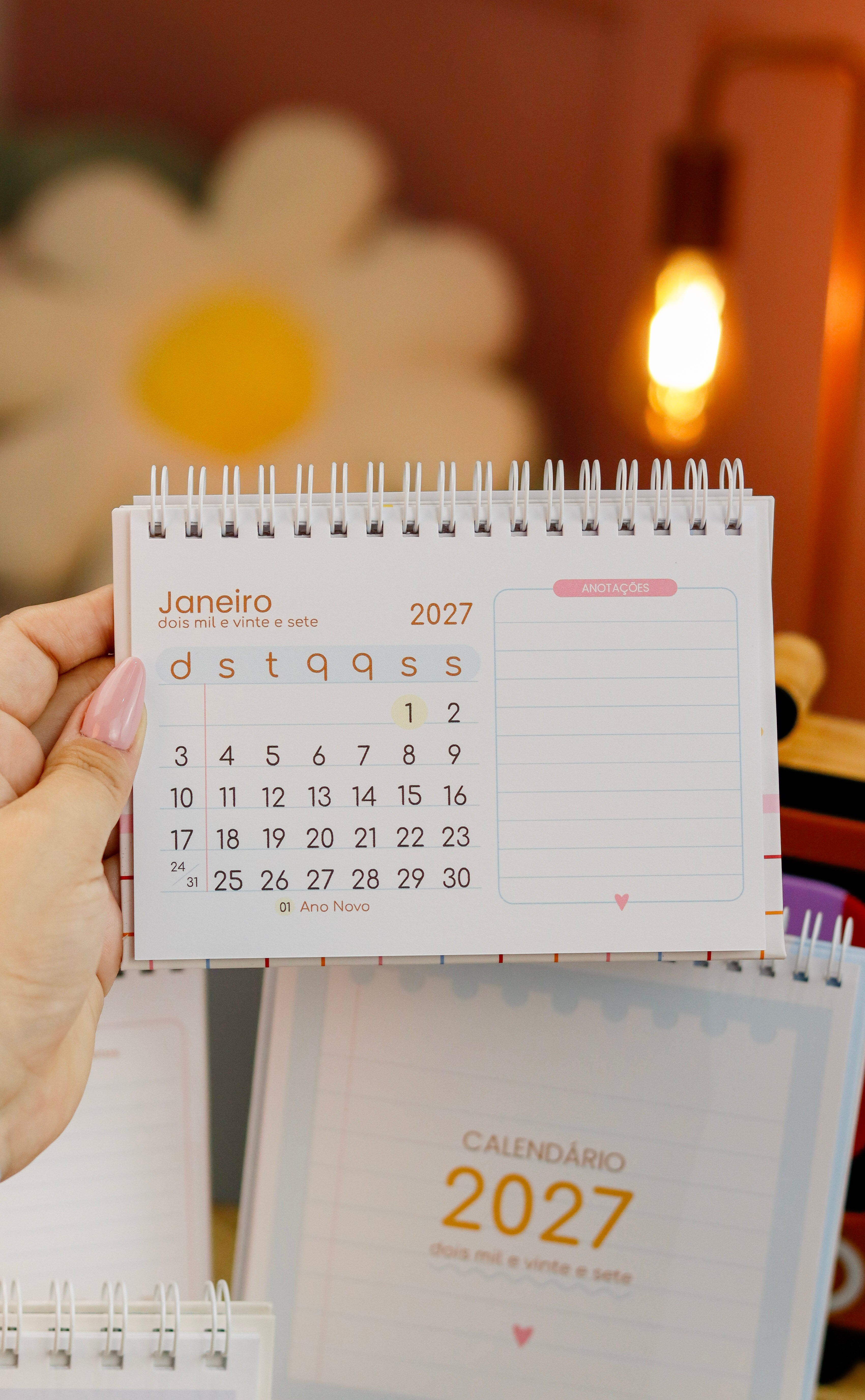 Planejadores e Calendários 2027