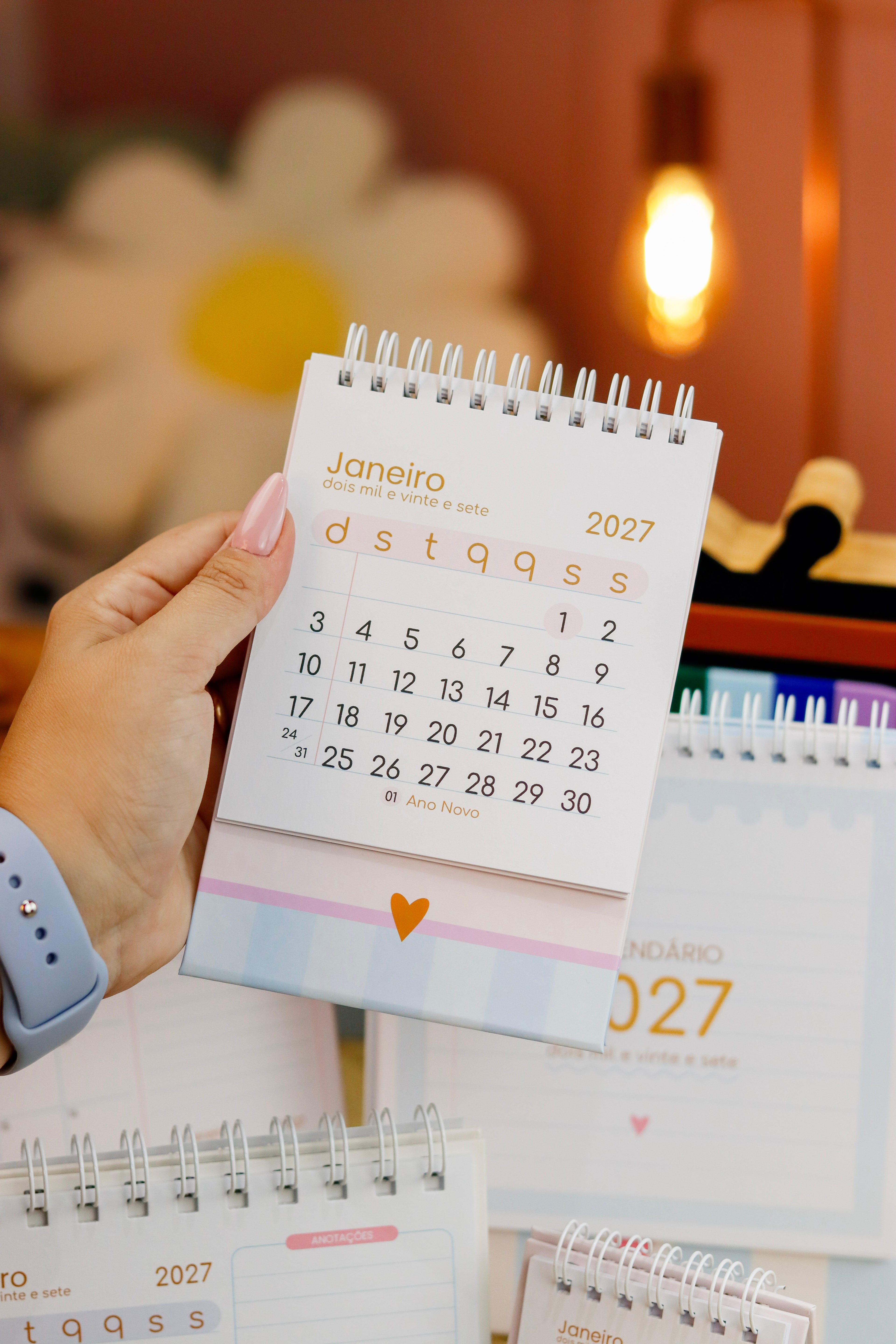 Planejadores e Calendários 2027