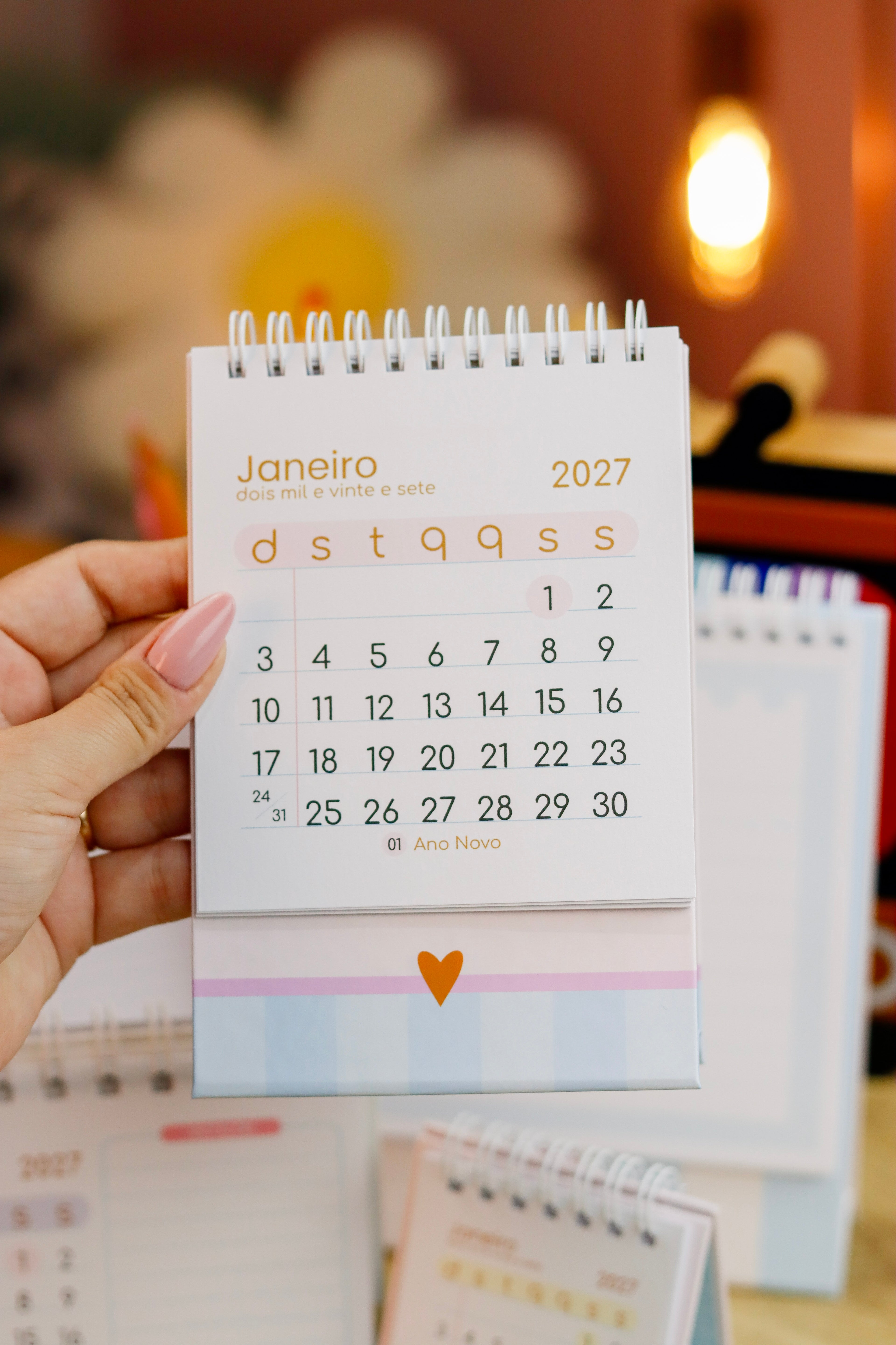 Planejadores e Calendários 2027