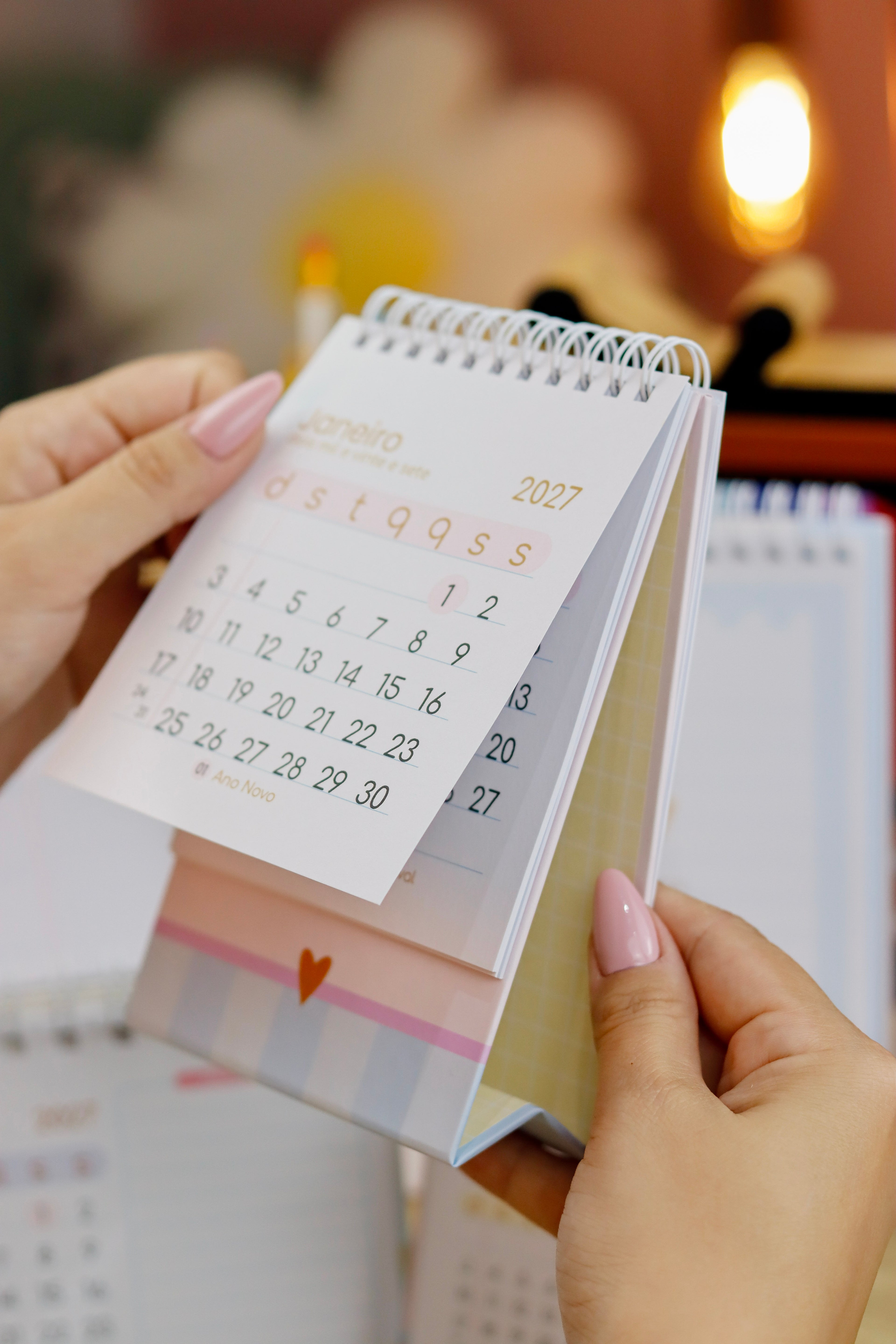 Planejadores e Calendários 2027